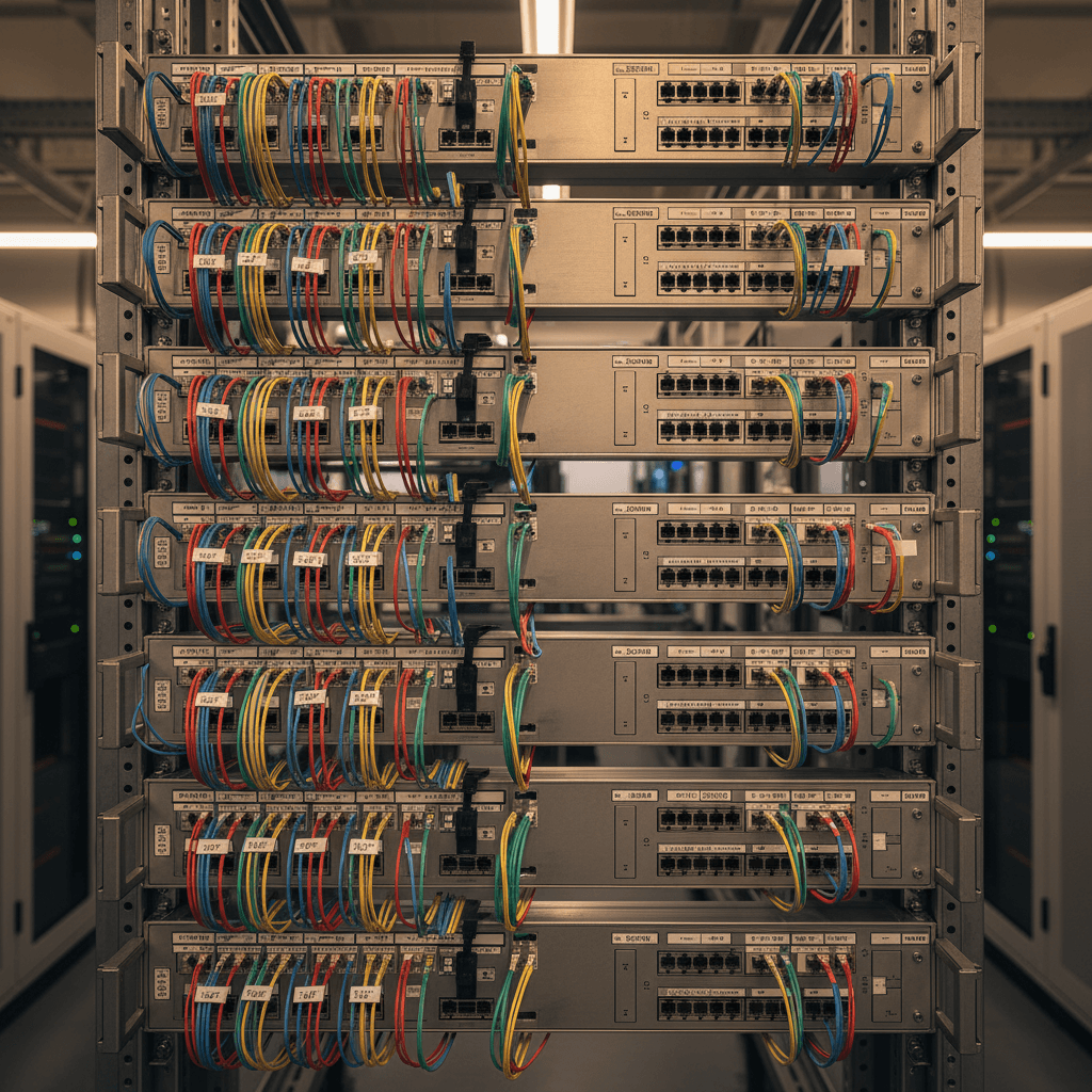 Fiber optic network installation