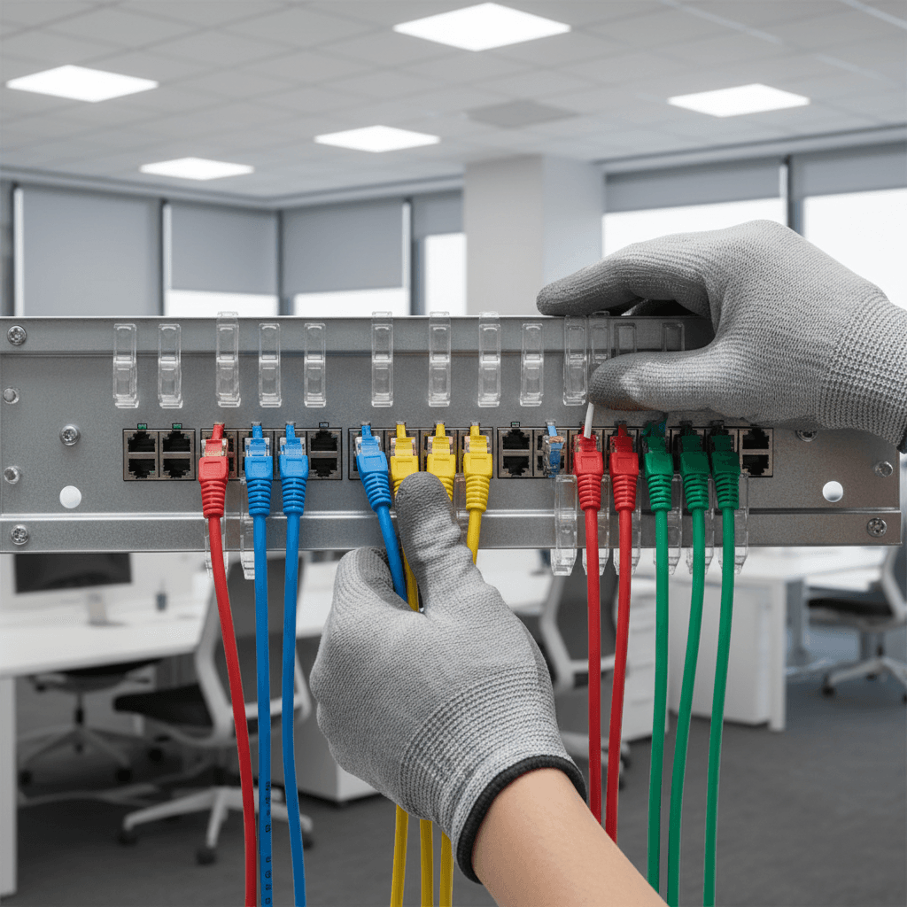 Cat5e and Cat6 cabling installation