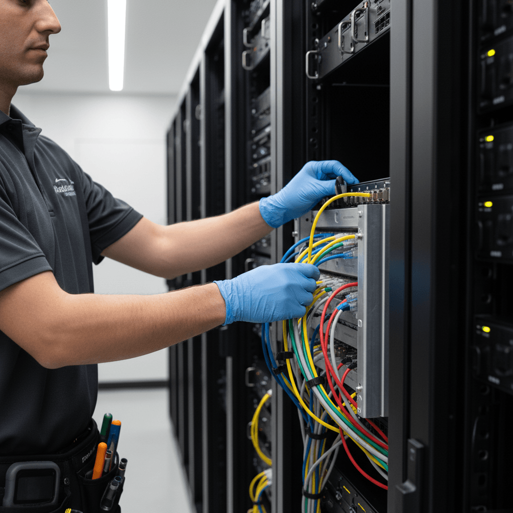 Cat5e and Cat6 cabling installation